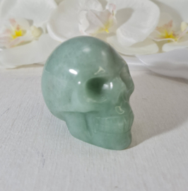 Schedel / Skull Groene Aventurijn Edelsteen - China - No.2 - 5,1cm