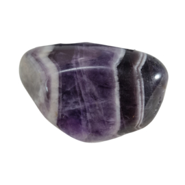 Chevron Amethist - trommelsteen - no.5