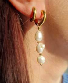 Oorbellen Chique Pearls - Stainless Steel no.23