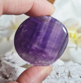 Amethist Platte Steen 4 cm no.3 Edelsteen
