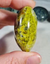 Groene Opaal Palmsteen Edelsteen no.10 - 4,5 cm