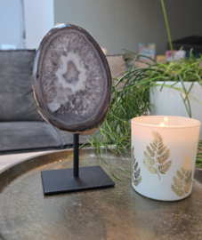 Agaat Edelsteen Geode op standaard Eindstuk