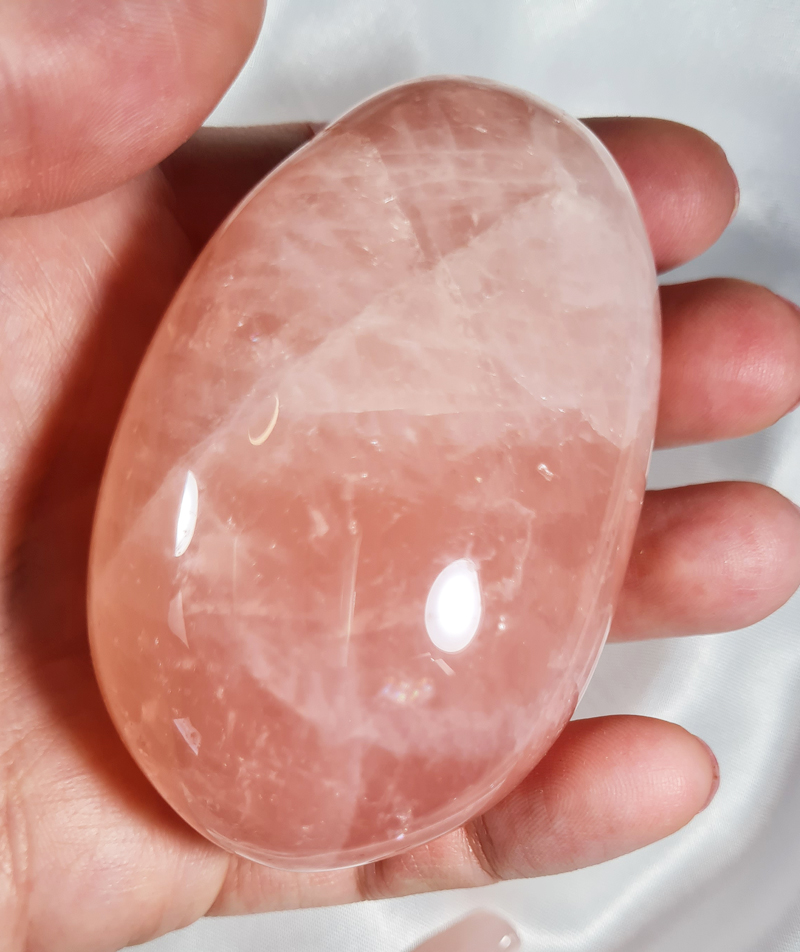 Rozenkwarts A+ 7,5 cm Jumbosteen Zuid - Afrika no.19