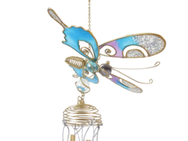 Windgong - Vlinder - Blauw