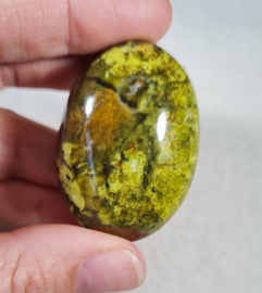 Groene Opaal Palmsteen Edelsteen no.03 - 4,5 cm