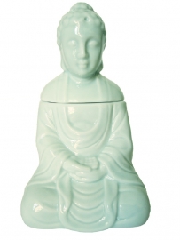 Aromabrander - Boeddha - Lichtblauw