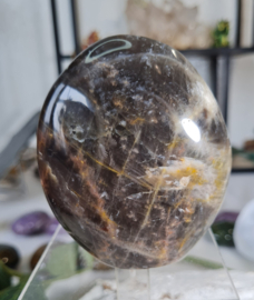 Zwarte Maansteen Edelsteen Sculptuur 8 cm no.3