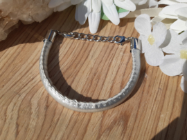 Armband - Ibiza - zilver rond