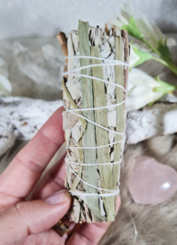 Witte Salie met Citroengras Smudgestick 10,5 cm