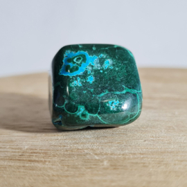 Chrysocolla Malachiet Trommelsteen no.1 - 2 cm