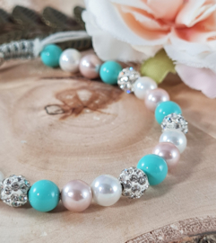 Bracelet Turquoise Gemstone - Bibiza - adjustable in length