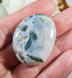 Mosagaat Platte Steen 3,5 cm no.8 Edelsteen