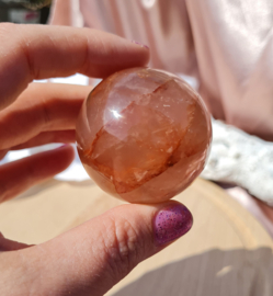 Hematoiet kwarts - Edelsteen Bol - no.7