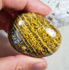 Oceaan Jaspis Handsteen no.8 Edelsteen