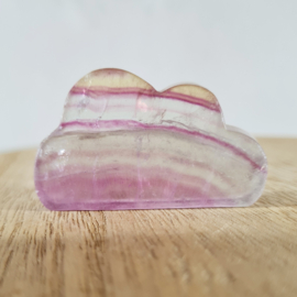 Regenboog Fluoriet Edelsteen Wolk no.3 - 4,5 cm