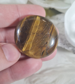 Tijgeroog Platte Steen no.7 - 3,5 cm Edelsteen