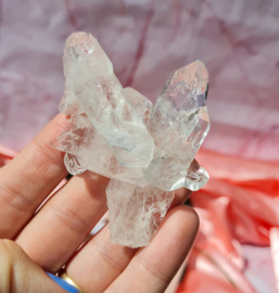 Bergkristal Cluster - Edelsteen Cluster Brazilië - Extra - no.36 - 6,5 cm
