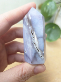 Chalcedoon Paars Edelsteen Punt - opties kiezen