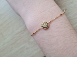 Armband - you are unique - goud kleur