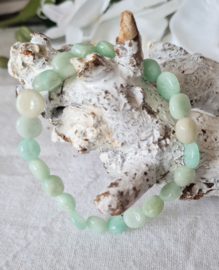 Edelsteen Armband Amazoniet Trommelsteen 6-8 mm