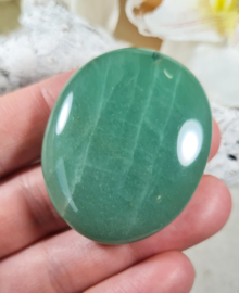 Aventurijn Groen Platte Steen no.2 - 4 cm Edelsteen