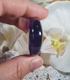 Amethist Platte Steen 3,5 cm no.4 Edelsteen