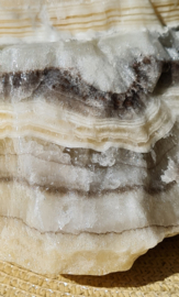 Zebra Calciet - Ruw - 14cm - no.2 Edelsteen