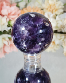 Chevron Amethist Edelsteen Bol no.7 - 6,5 cm