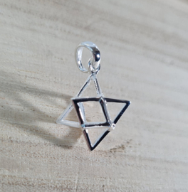 Hanger Merkaba Zilver