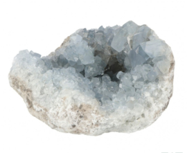 Celestien Cluster Geode - 8cm - Blauw Edelsteen