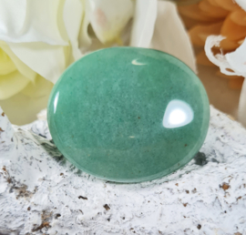 Aventurijn Groen Platte Steen no.4 - 4 cm Edelsteen