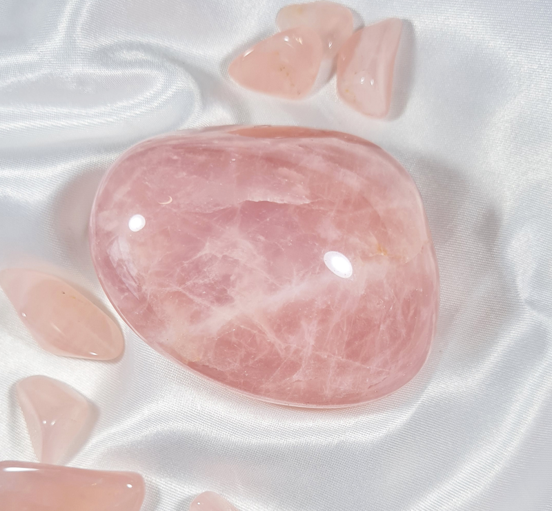 Rozenkwarts A+ 6,5 cm Jumbosteen Zuid - Afrika no.12