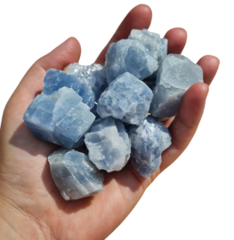 Blauwe Calciet Edelsteen - Ruw stuk
