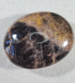 Zwarte Maansteen Palmsteen Edelsteen no.01 - 5,5 cm