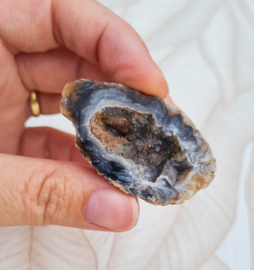 Agaat Geode Druzy Brazilië no.24 - 5 cm