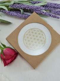 Onderzetters - Bloem des levens - Flower of life - set