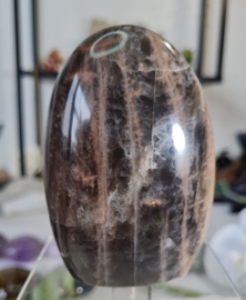 Zwarte Maansteen Edelsteen Sculptuur 8cm no.1