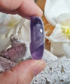 Amethist Platte Steen 4 cm no.3 Edelsteen