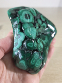 Malachiet Edelsteen Sculptuur 10 cm