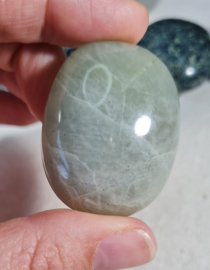 Groene Maansteen Edelsteen Palmsteen - no.13 - 4 cm