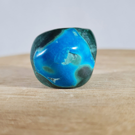 Chrysocolla Malachiet Trommelsteen no.3 - 2,5 cm