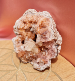 Roze Amethist  Geode - Argentinië - 7cm - Edelsteen