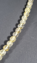 Edelsteen Ketting Rutielkwarts ronde kralen 4 mm - 45 cm