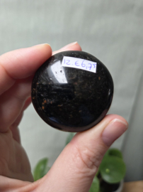 Toermalijn Zwart Palmsteen Edelsteen no.10-14