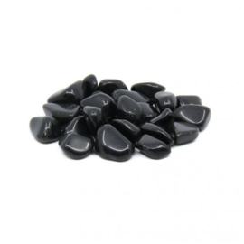 Obsidiaan - zwart - Trommelsteen