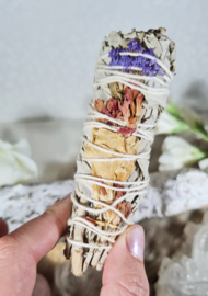 Witte Salie Smudgestick Happy Spirit 10,5 cm