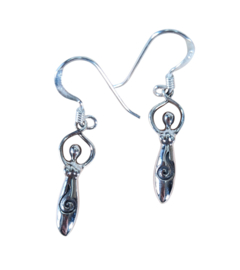 Oorbellen Goddess Zilver
