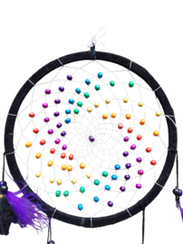 Dromenvanger - zwart - paars - 20 cm