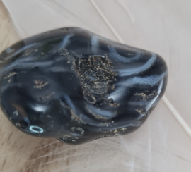 Agaat Geodine - trommelsteen - no.6 - 4 cm