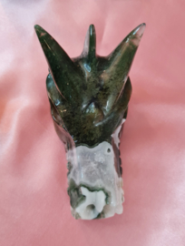 Draak Mosagaat Edelsteen - Drakenschedel - no.3 - 11cm